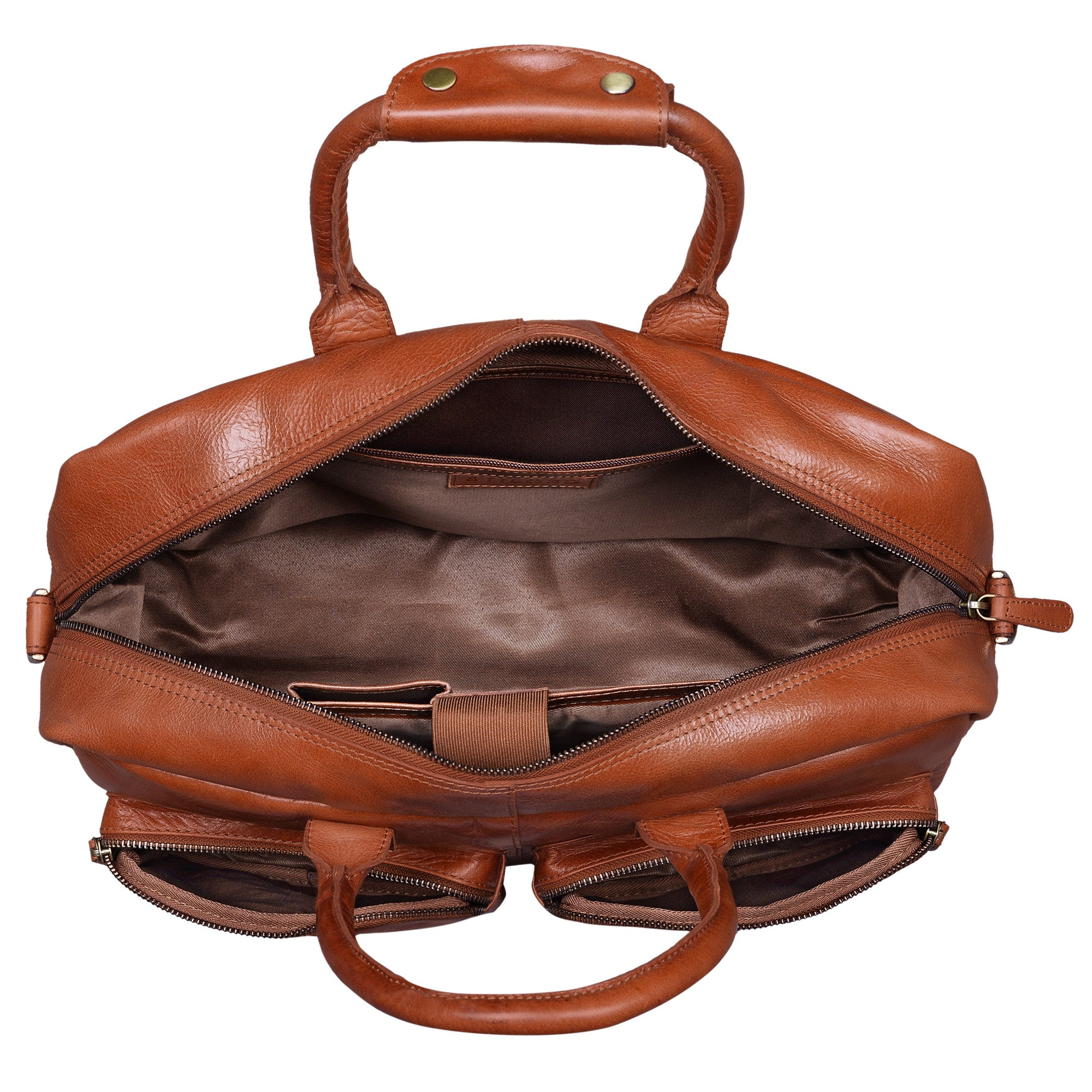 Braune Aktentasche elegant modern
