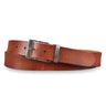 Kožený opasek hnědý 34 mm zkracovatelný