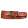Kožený opasek hnědý 34 mm zkracovatelný