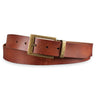Kožený opasek hnědý 34 mm zkracovatelný