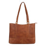 "Delilah" Kožená Dámská Taška Shopper Retro Kabelka přes Rameno