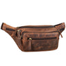 B-Stock "Zion" Vintage Fanny Pack z pravé kůže