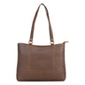 "Delilah" Kožená Dámská Taška Shopper Retro Kabelka přes Rameno