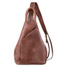 "Lyanna" Kožená Sling Taška Dámská 2-v-1 Batoh a Crossbody Kabelka