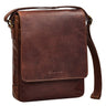 "Ottavio" Střední Kožená Taška Na Rameno Muži Messenger Bag 13 3 Palců
