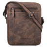 "Fox" Pánská Kožená Vintage Messenger Taška Malá a Stylová