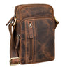 B-Stock "Amadeo" Elegantní Pánská Kožená Taška přes Rameno Malá Crossbody