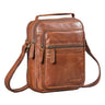 "Lazzaro" Malá Pánská Kožená Crossbody Kabelka Na Tablet 10,9"