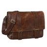 "Kai" Messenger Laptop Bag Leather