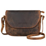 "Esther" Dámská Kožená Kabelka, Vintage Styl, Crossbody Taška