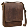 "Ottavio" Střední Kožená Taška Na Rameno Muži Messenger Bag 13 3 Palců