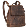 "Allegra" Elegantní Kožený Batoh Dámský Malý Vintage Citybag