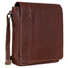 "Paul" Kožená Pánská Taška Rameno Vintage Styl Messenger Bag Vertikál