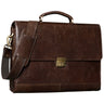 B-Stock | Vintage kožená aktovka Antique Brown