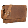 "Davis" Messenger Taška Kožená 13" Laptop – Vintage Umháněčka