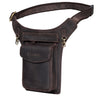 "Frankie" Kožená Ledvinka Crossbody Taška Na Hruď Vintage Styl