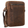 "Fox" Pánská Kožená Vintage Messenger Taška Malá a Stylová