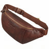 "Pino" Praktická Malá Kožená Batoh Fanny Pack Vintage