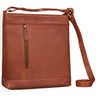 "Moni" Stylová Crossbody Taška Dámská z Kůže Střední Velikosti pro Rablet 11"