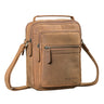 "Lazzaro" Malá Pánská Kožená Crossbody Kabelka Na Tablet 10,9"