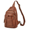 "Montego" Pánská Kožená Crossbody Taška Přes Rameno
