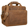 "Excelsior" XXL Pánská Aktovka Z Pravé Kůže Velká Taška Na Laptop 17+ Palců