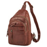 "Montego" Pánská Kožená Crossbody Taška Přes Rameno