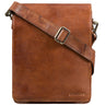 STILORD "Oxford" pánská vintage kožená crossbody taška přes rameno střední velikost vertikální DIN A4