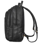 familien tagesrucksack leder schwarz